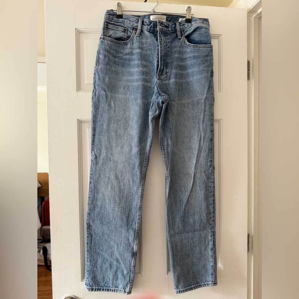 Aritzia Denim Forum Blue Straight Leg Jeans Size 29 NWT — 90s Minimal